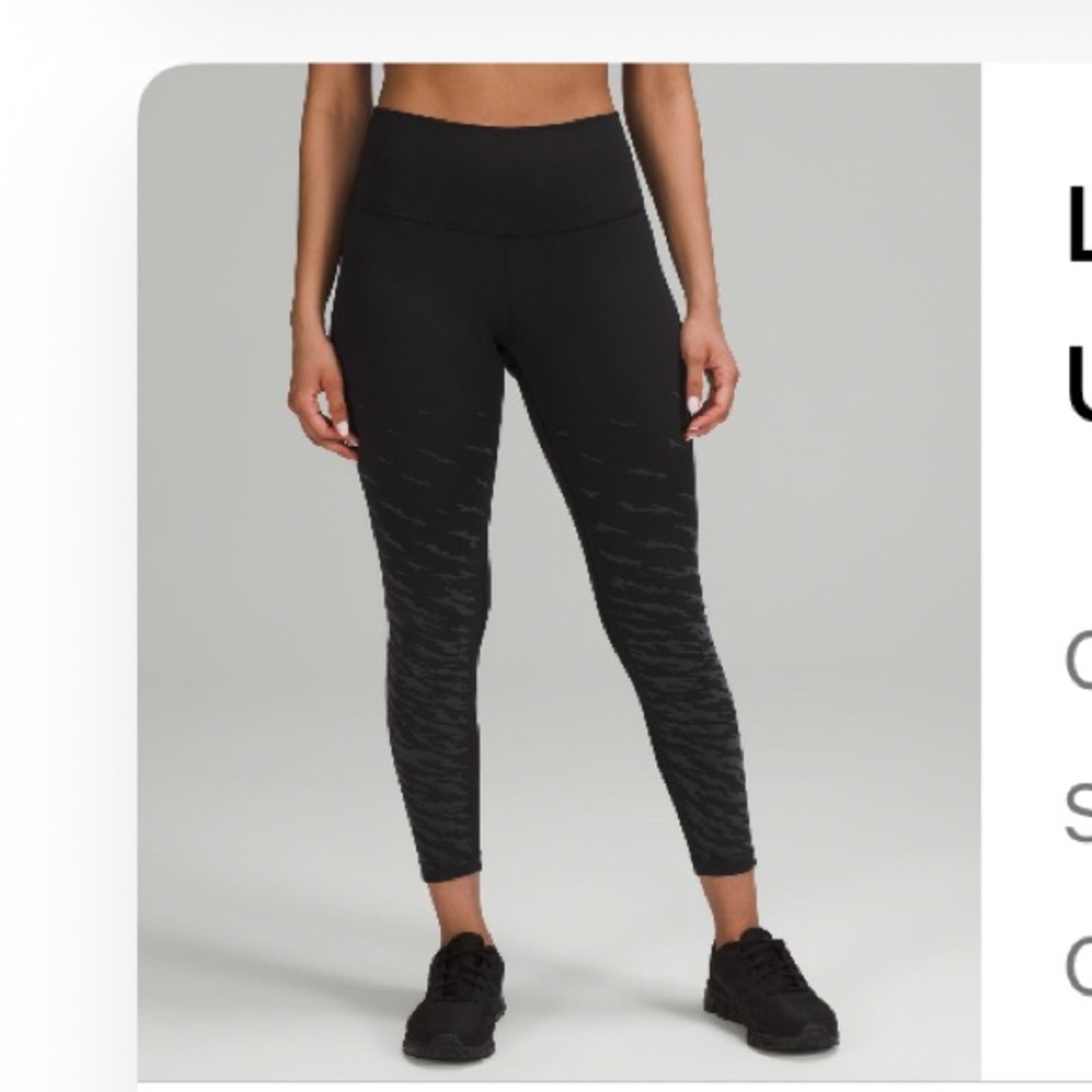 lululemon athletica Black Leggings